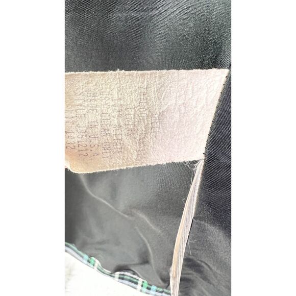 Barami Couture | Blazer | Grey Black Green White Plaid | Sz10 | Made in USA - Picture 4 of 6